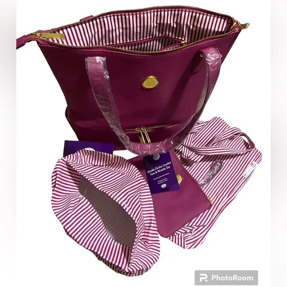 JOY MANGANO Pebbled Leather Bag - Picture 1 of 8